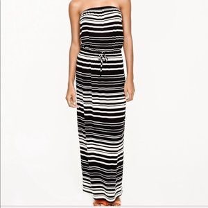 J.Crew Striped Amie Maxi Dress